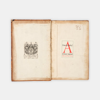 The second edition of the collected works in English of Niccolò Machiavelli, bound in cotnemporary blind-ruled calf