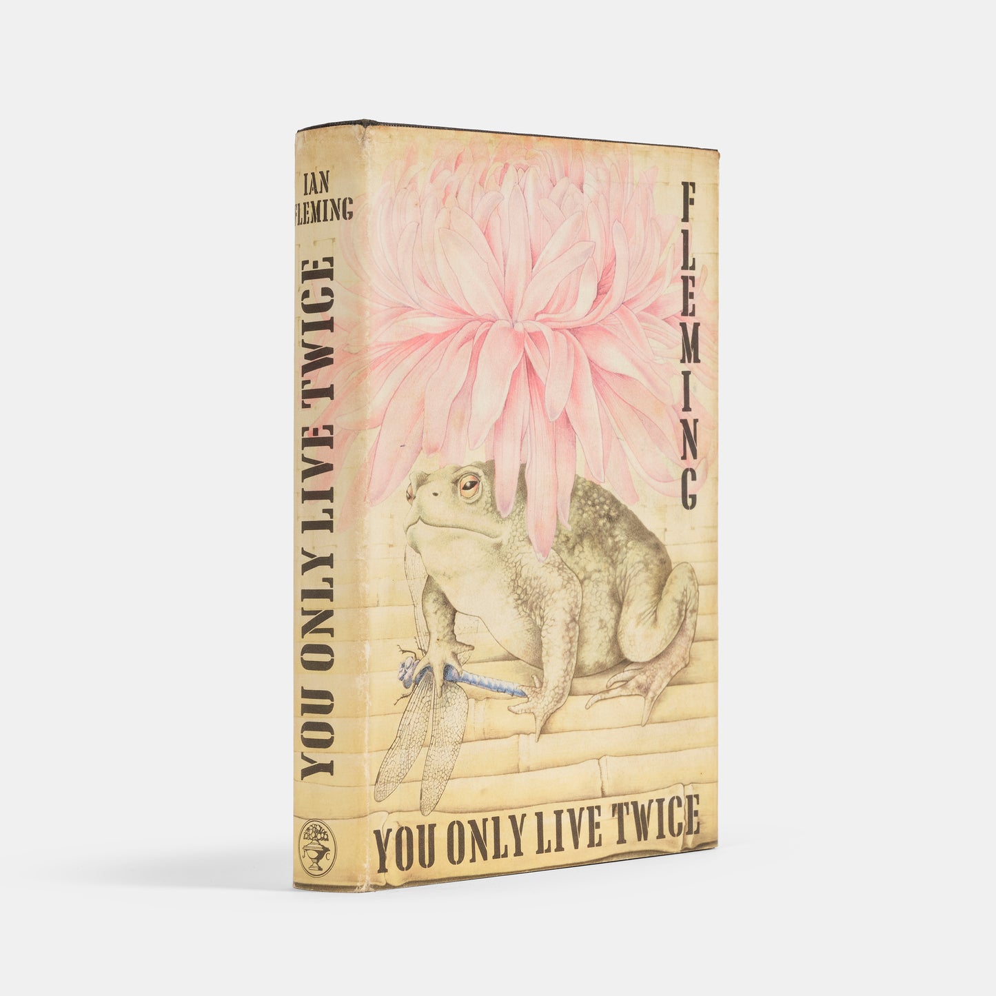 The first edition, first impression of You Only Live Twice by Ian Fleming, part of the famous James Bond series.