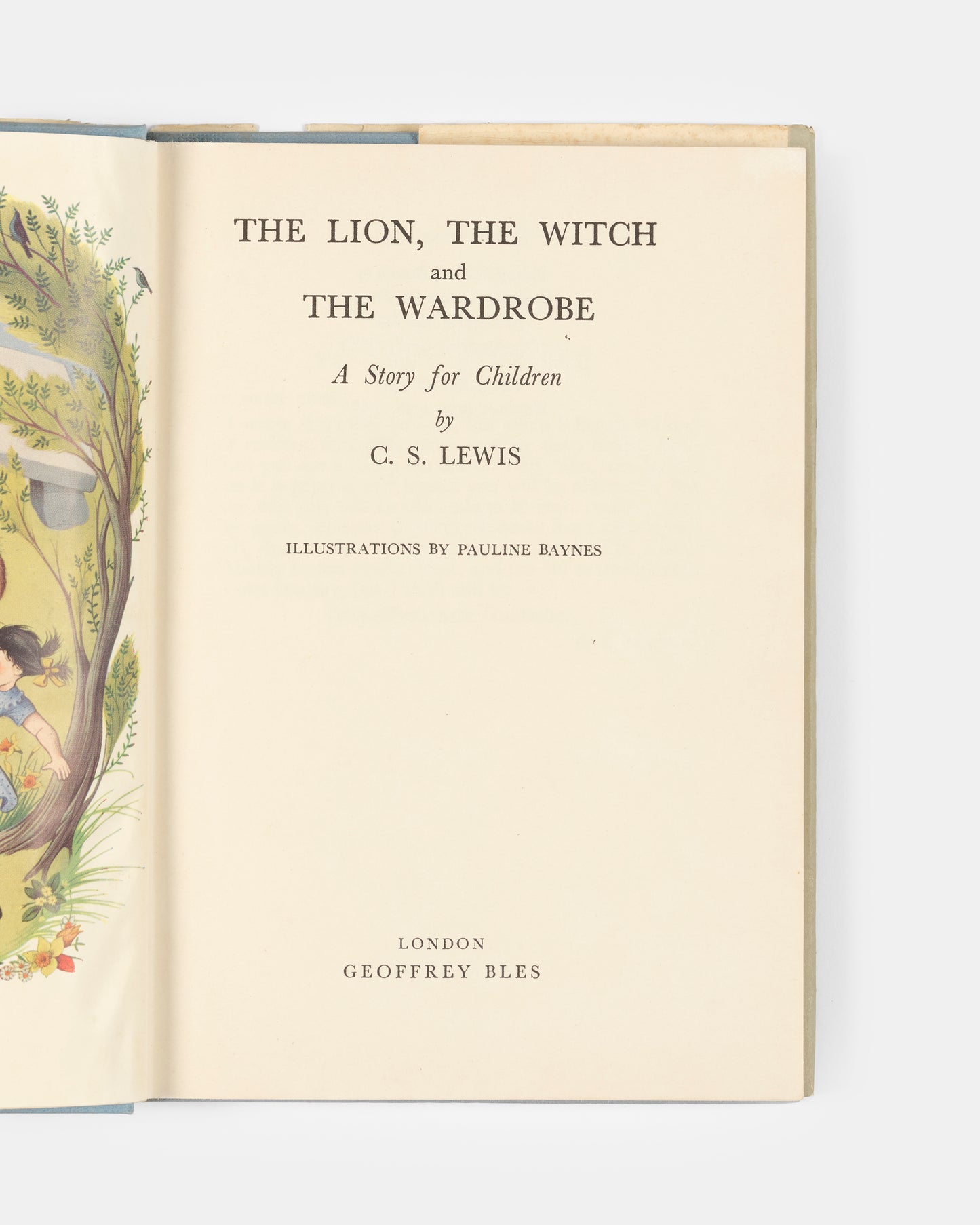 A first edition, fourth impression of The Lion, The Witch and The Wardrobe by C.S. Lewis - the first and most popular book of the beloved series.