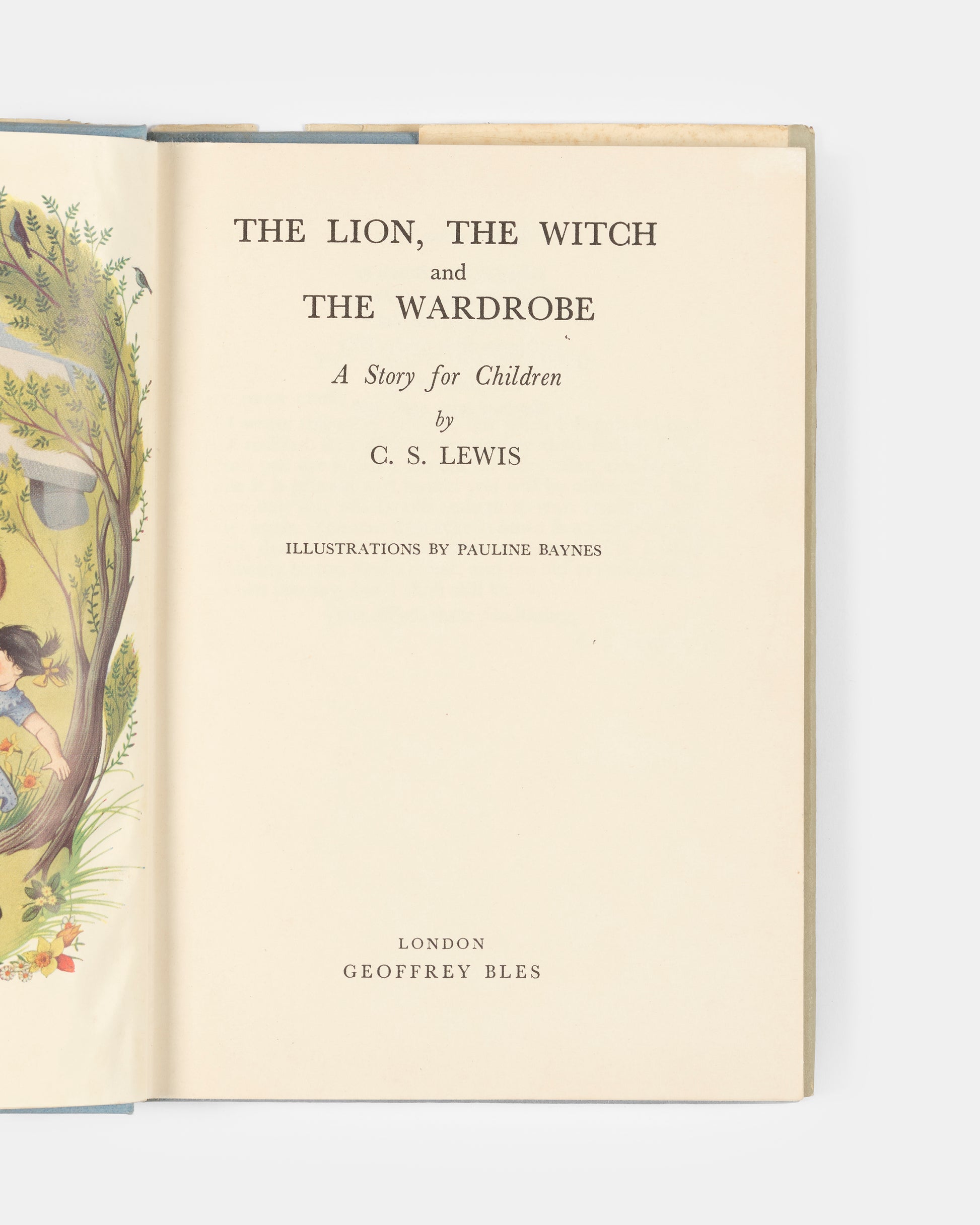 A first edition, fourth impression of The Lion, The Witch and The Wardrobe by C.S. Lewis - the first and most popular book of the beloved series.