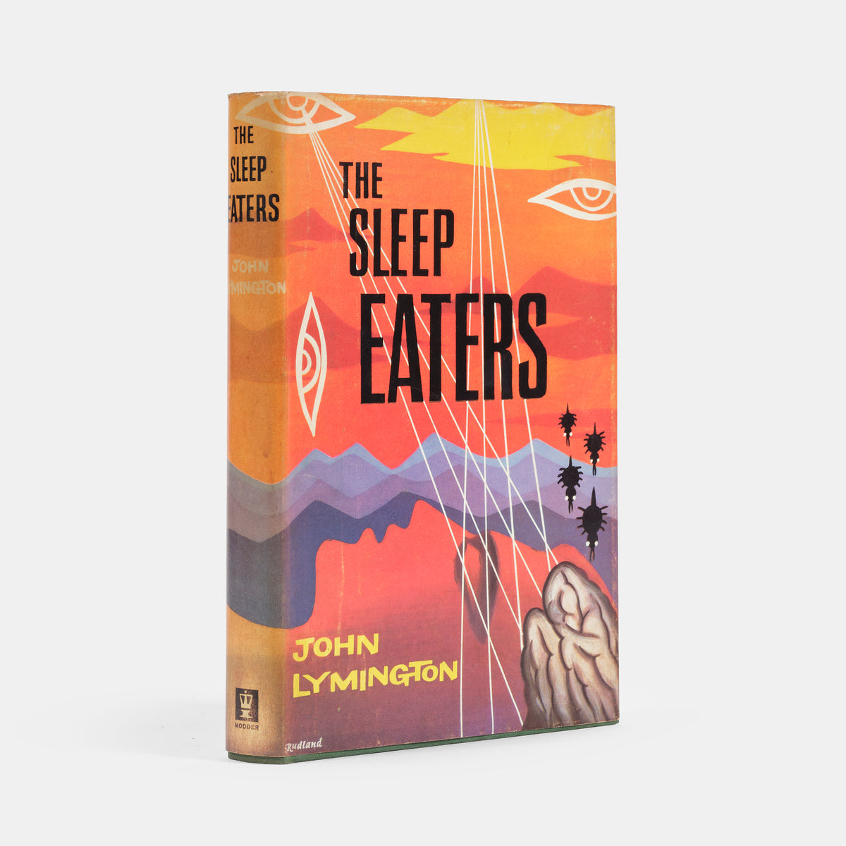 A first edition of John MYmington's science fiction novel The Sleep Eaters.