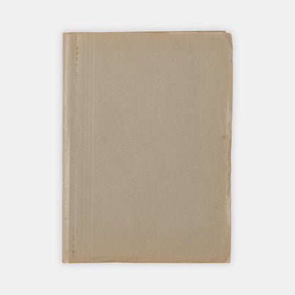 One of only four known copies of this unpublished and Unfinished Draft of a Skethc of a Biography of Ludwig Wittgenstein by Friedrich August von Hayek