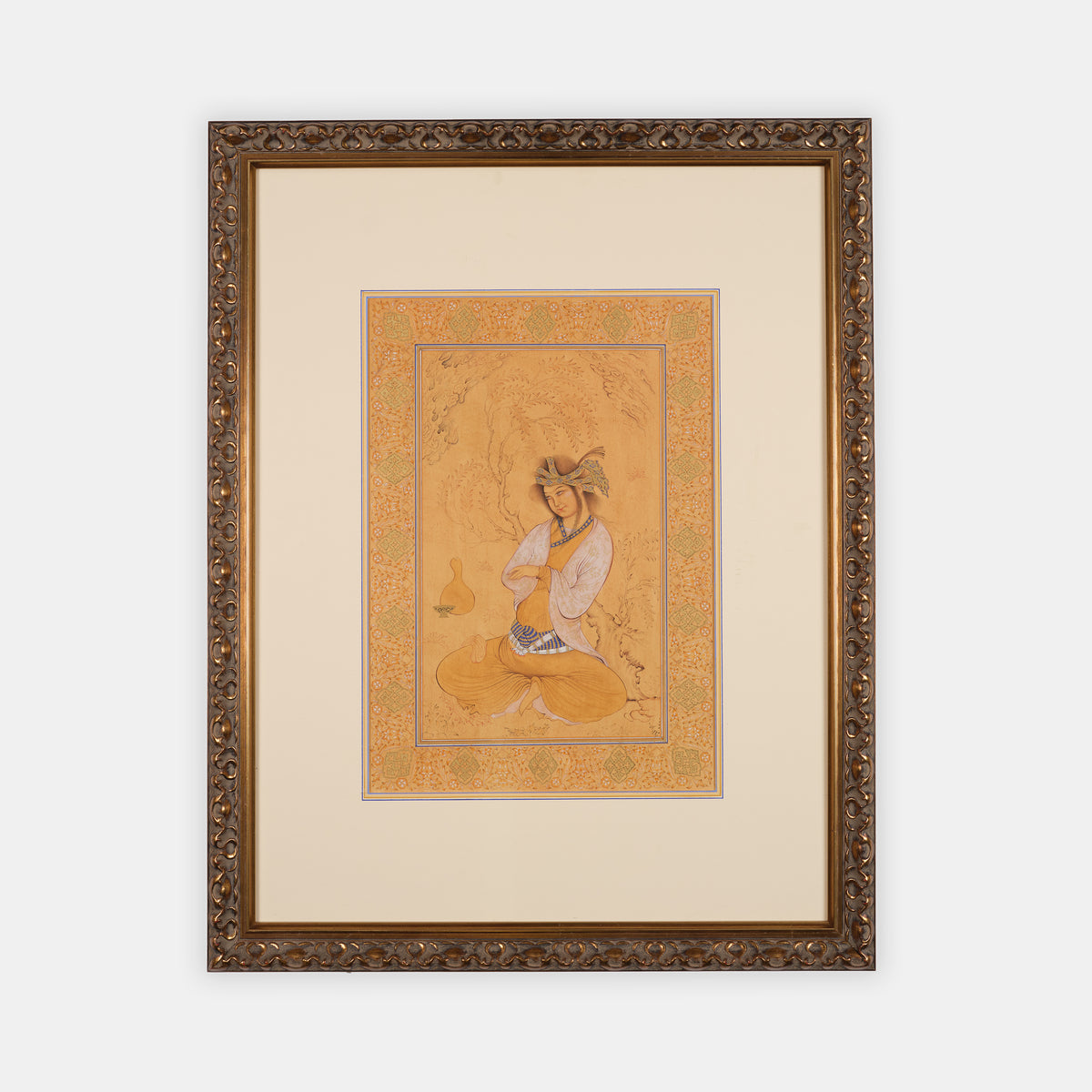 Copy of an old Persian Miniature by contemporary artist Maryam Mirzaei from 2015.