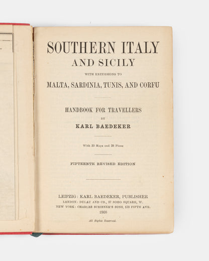 Last edition of Southern Italy to include Tunis