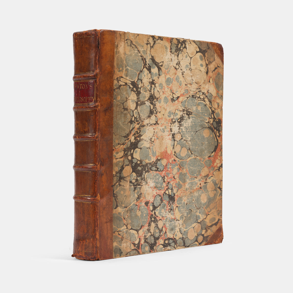 A handsoem copy of the first edition of Pemberton's classic introduction to Sir Isaac Newton's natural philosophy, illustrated with engraved plates
