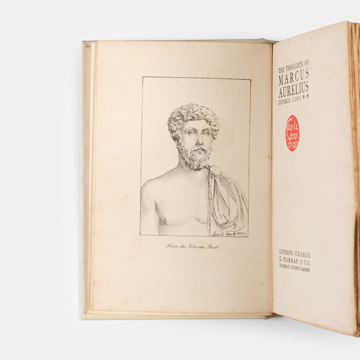 A finely pritned example of the meditations of Marcus Aurelius Antoninus, the last of Rome's five good emperors