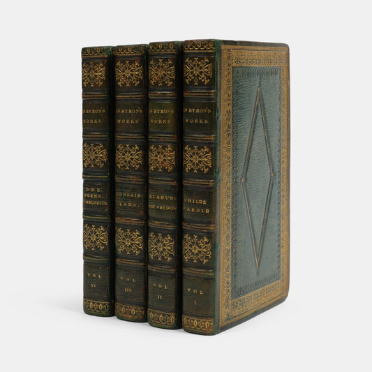 A finely bound set of Lord Byron's works