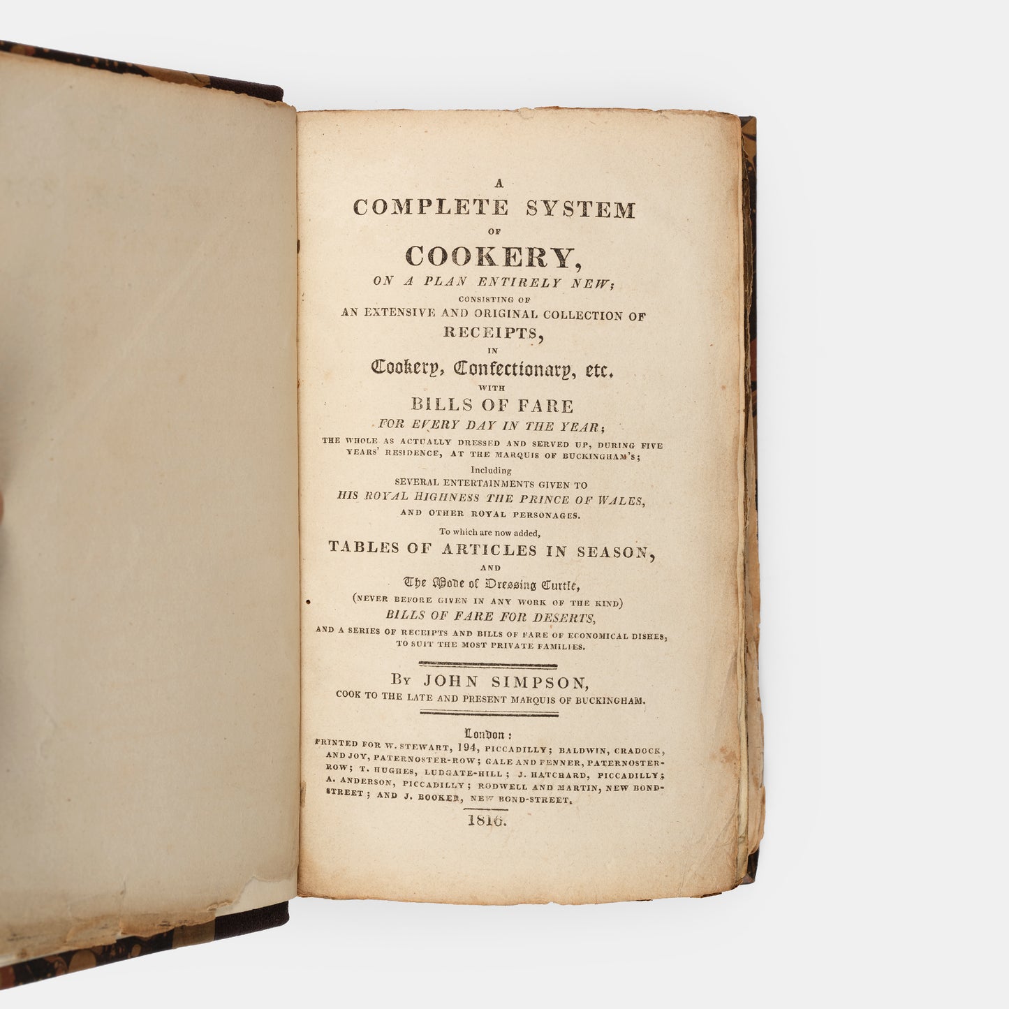 A Complete System of Cookery,