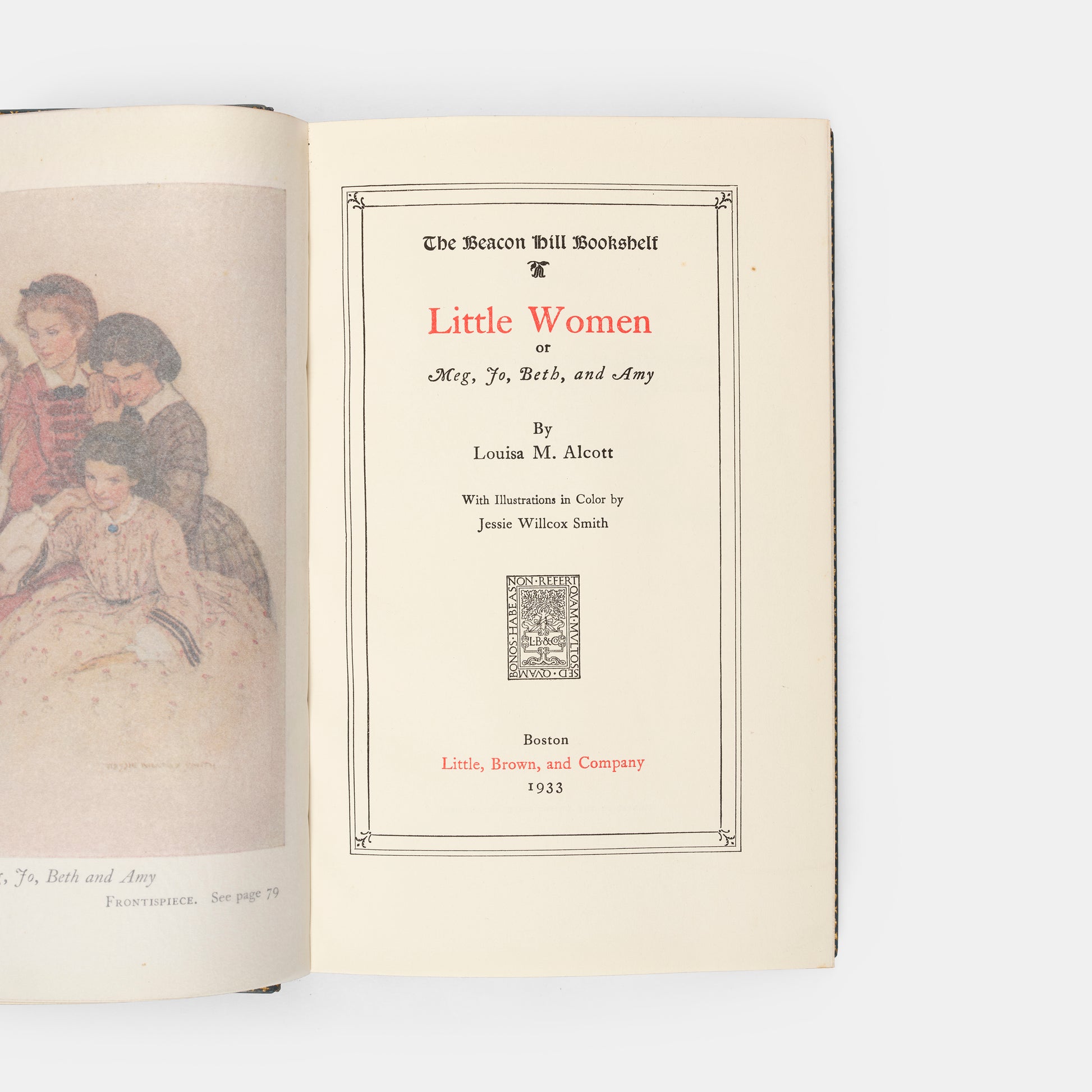 A nicely bound copy of Louisa May Alcott's Little Women