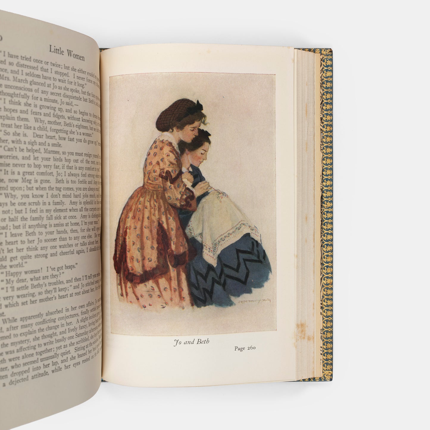 A nicely bound copy of Louisa May Alcott's Little Women