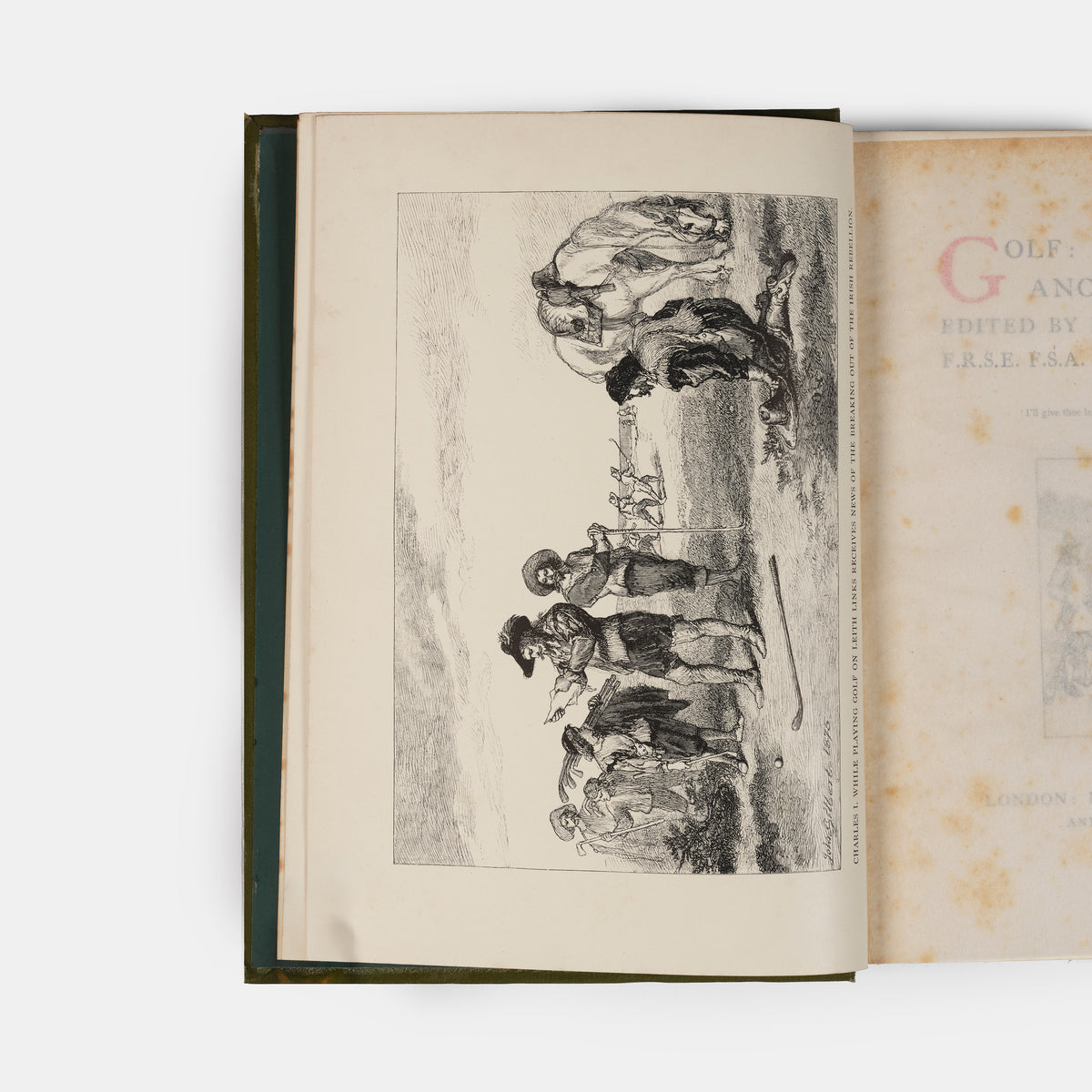 A handsome copy of Golf: A Royal and Ancient Game by Robert Clark.