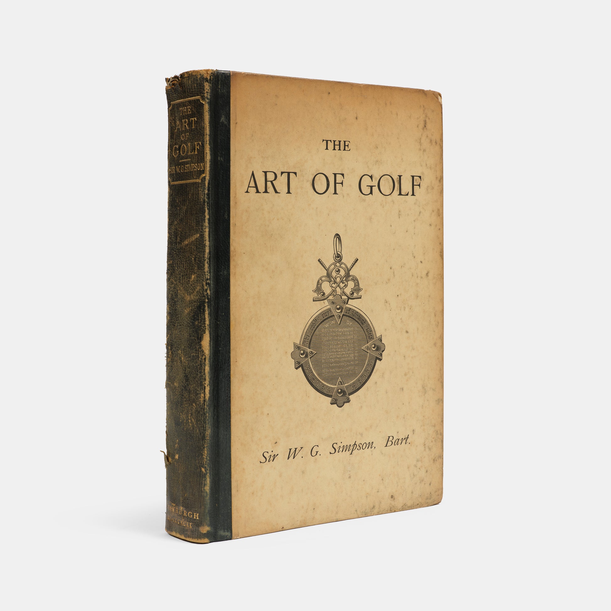A handsome copy of The Art of Golf by Sir W.G. Simpson.