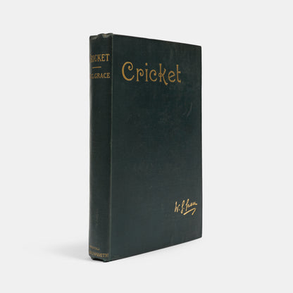 A first edition of Cricket by W.G. Grace, often hailed one of the greatest cricketers of all time.