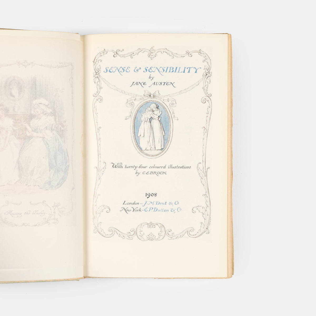 A lovely copy of Sense and Sensibility by Jane Austen with illustrations by C.E. Brock.