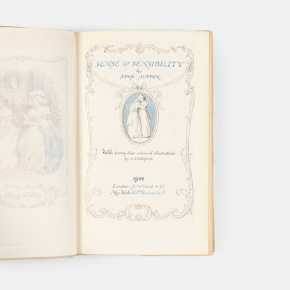 A lovely copy of Sense and Sensibility by Jane Austen with illustrations by C.E. Brock.