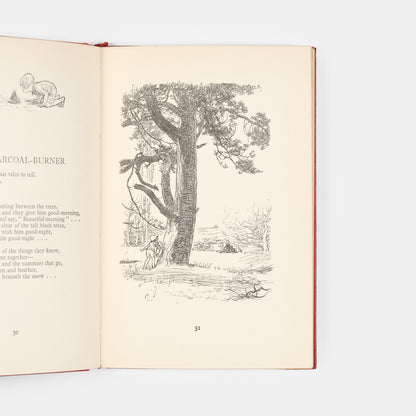 A lovely first edition of the deluxe issue of Now We Are Six by A.A. Milne and illustrated by E.H. Shepard.