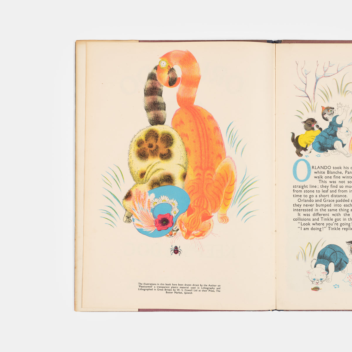 A first edition of Orlando the Marmalade Cat Keeps a Dog by Kathleen Hale.
