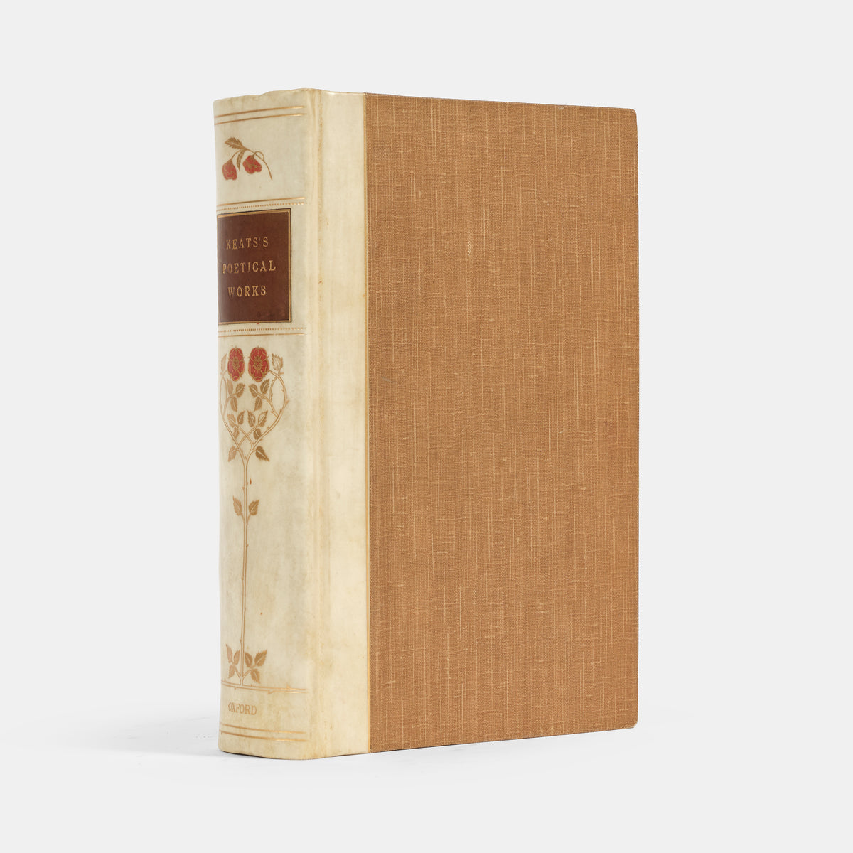 A handsome edition of The Complete Poetical Works of Jon Keats.