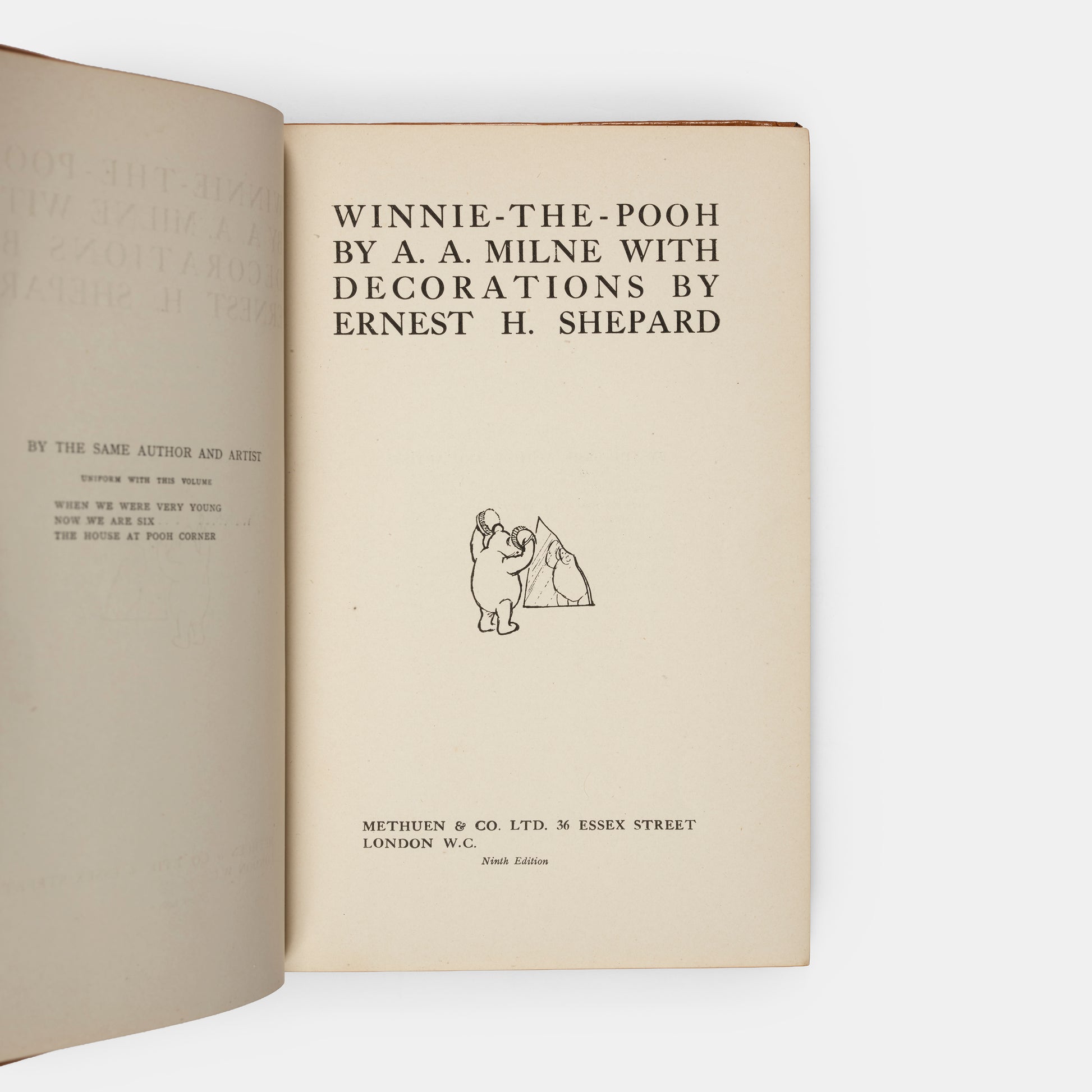 A lovely copy of the 'Monogram' edition of Winnie-The-Pooh by A.A. Milne with illustrations by E.H. Shepard.