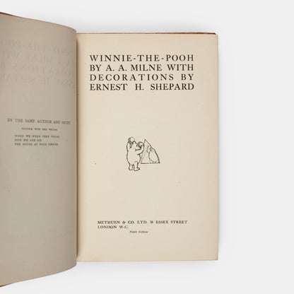 A lovely copy of the 'Monogram' edition of Winnie-The-Pooh by A.A. Milne with illustrations by E.H. Shepard.