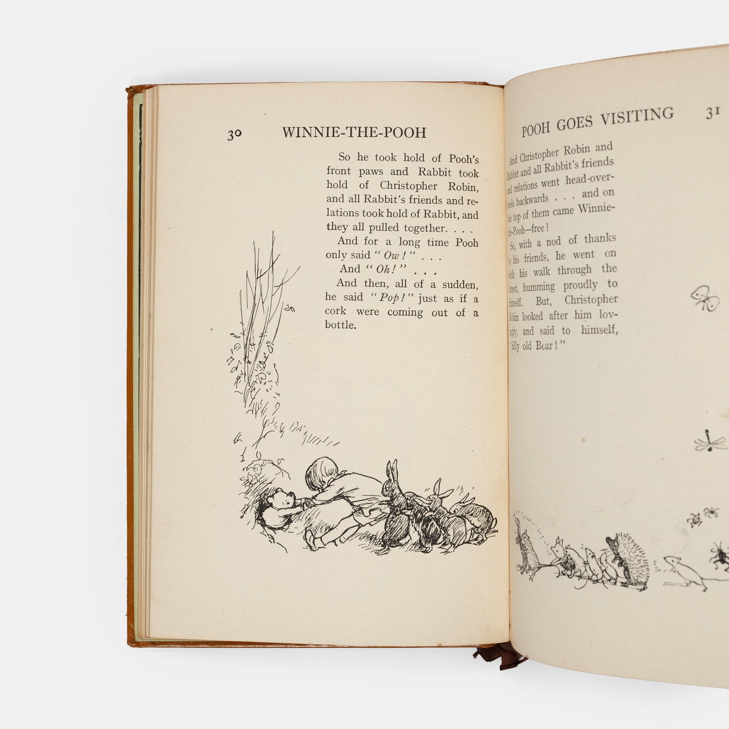 A lovely copy of the 'Monogram' edition of Winnie-The-Pooh by A.A. Milne with illustrations by E.H. Shepard.