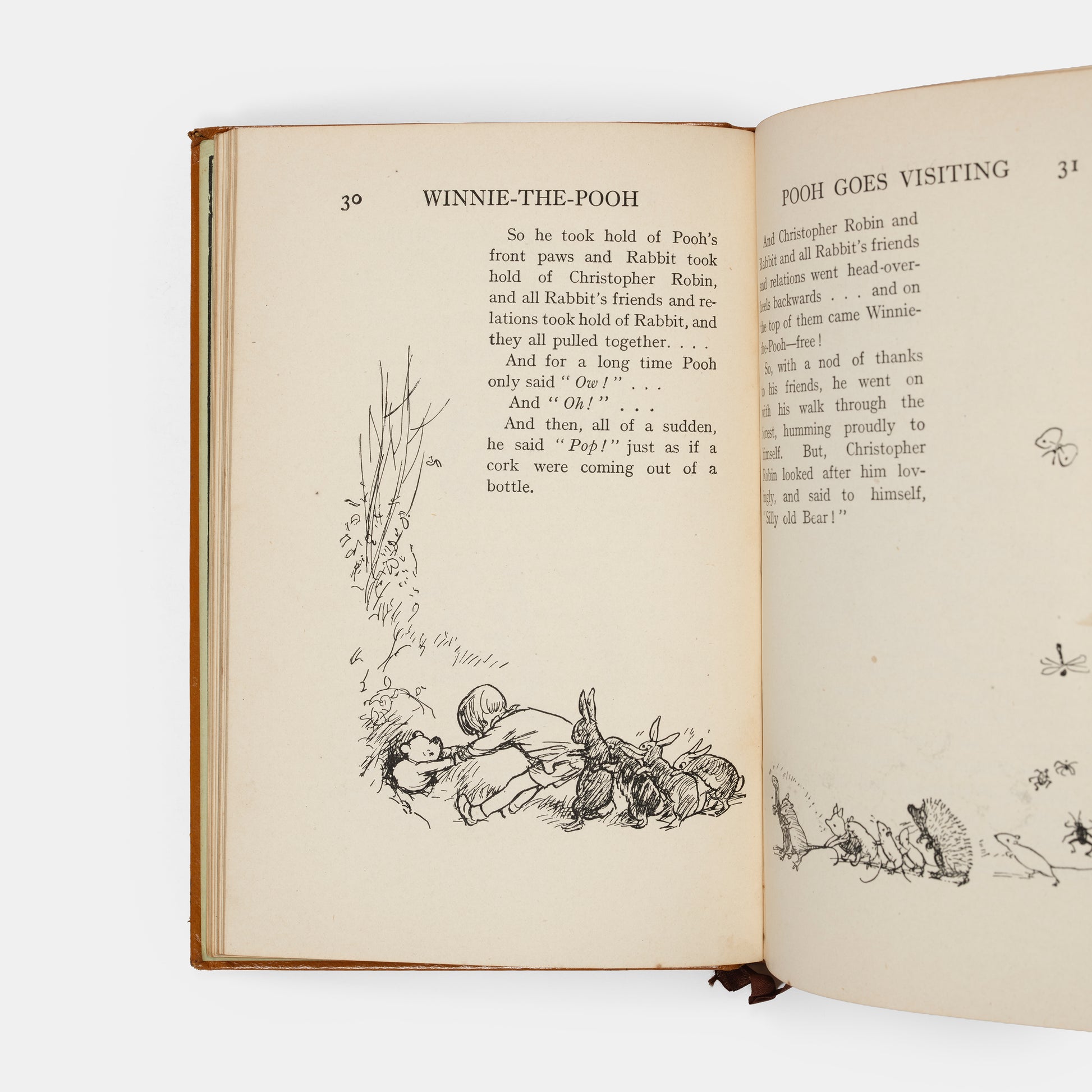 A lovely copy of the 'Monogram' edition of Winnie-The-Pooh by A.A. Milne with illustrations by E.H. Shepard.