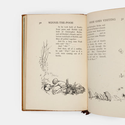 A lovely copy of the 'Monogram' edition of Winnie-The-Pooh by A.A. Milne with illustrations by E.H. Shepard.