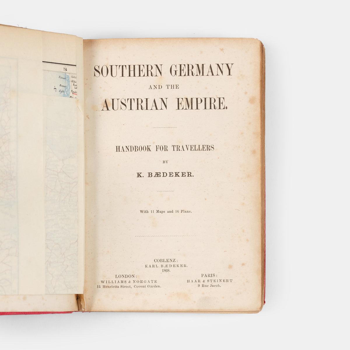 First edition contains a large coloured map of Vienna