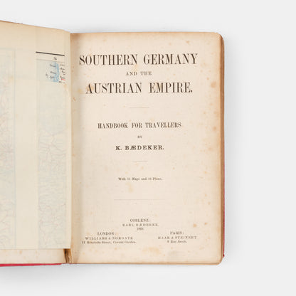 First edition contains a large coloured map of Vienna