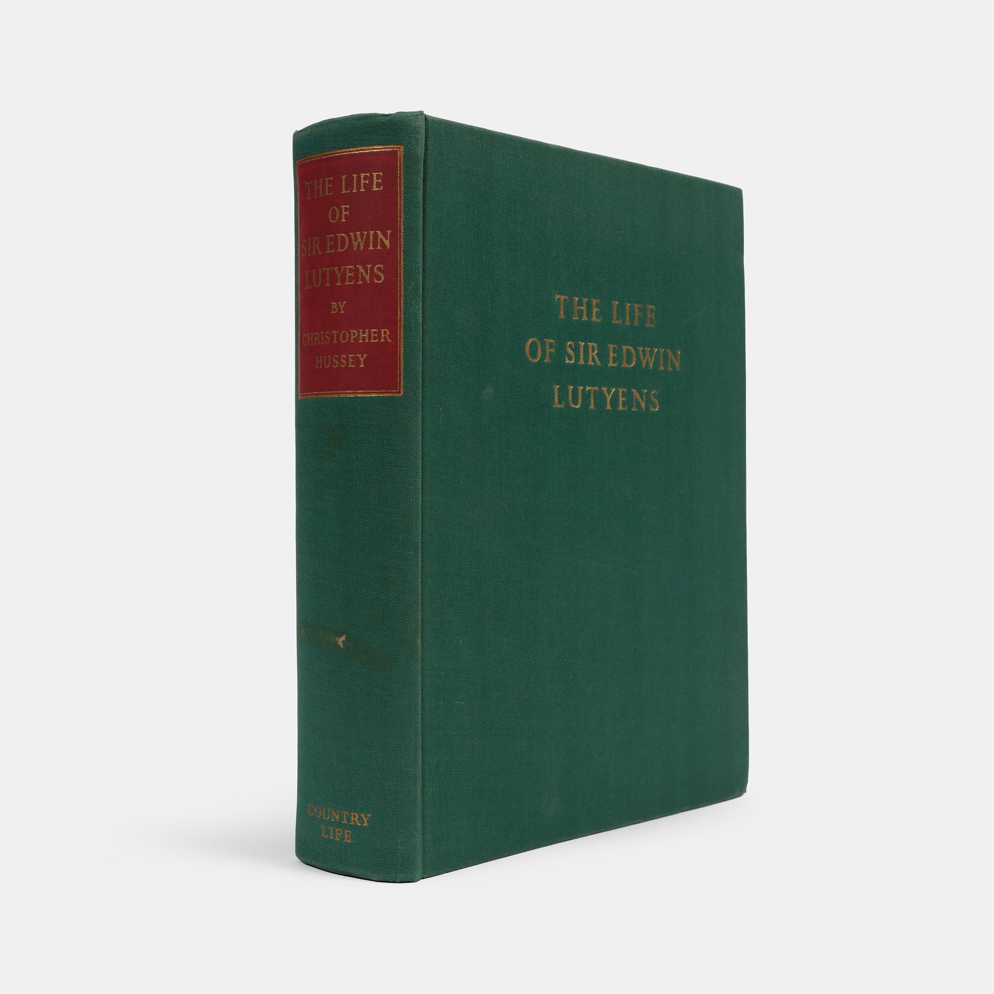 A special edition copy of The Life of Sir Edwin Lutyens by Christopher Hussey.