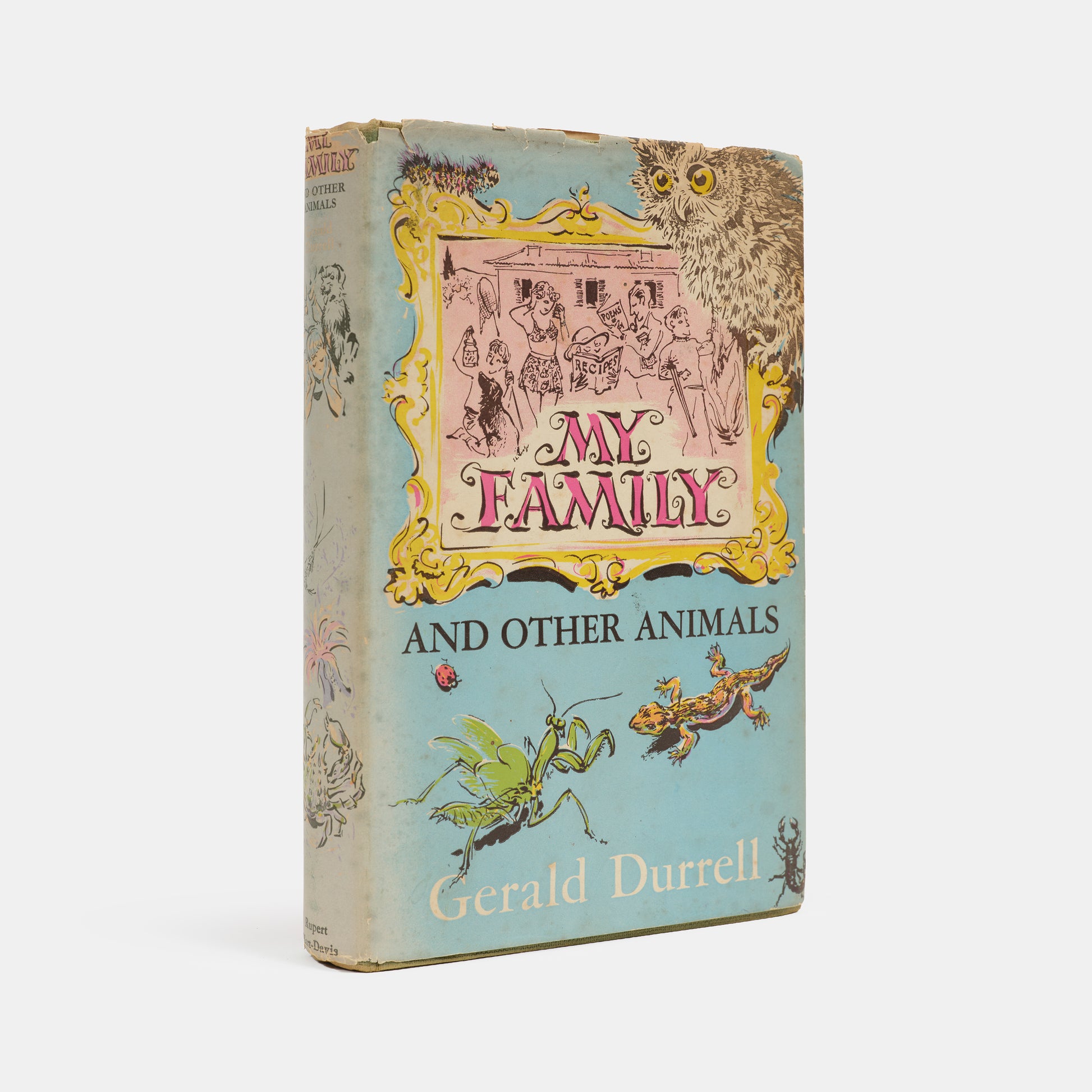 A lovely first edition of My Family and Other Animals by conservationist and writer Gerald Durrell in the repriced dust-jacket. 
