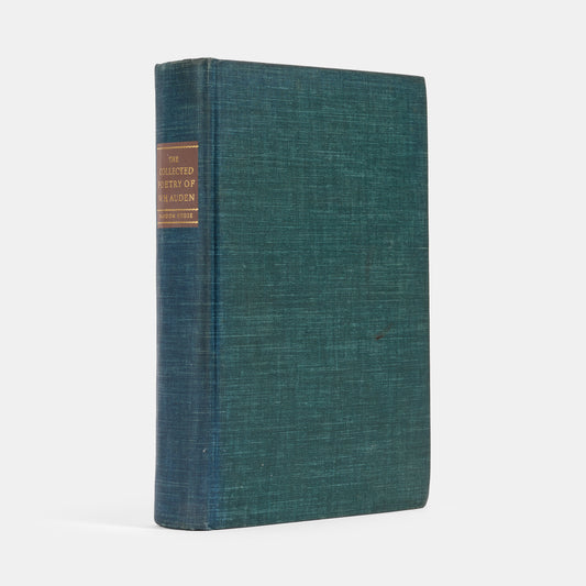 First edition of The Collected Poetry of W.H. Auden, inscribed by the author to James and Tania Stern.