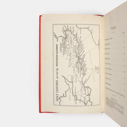 A first edition of Golf in the South by E.P. Leigh-Bennett and illustrated by Helen McKie.
