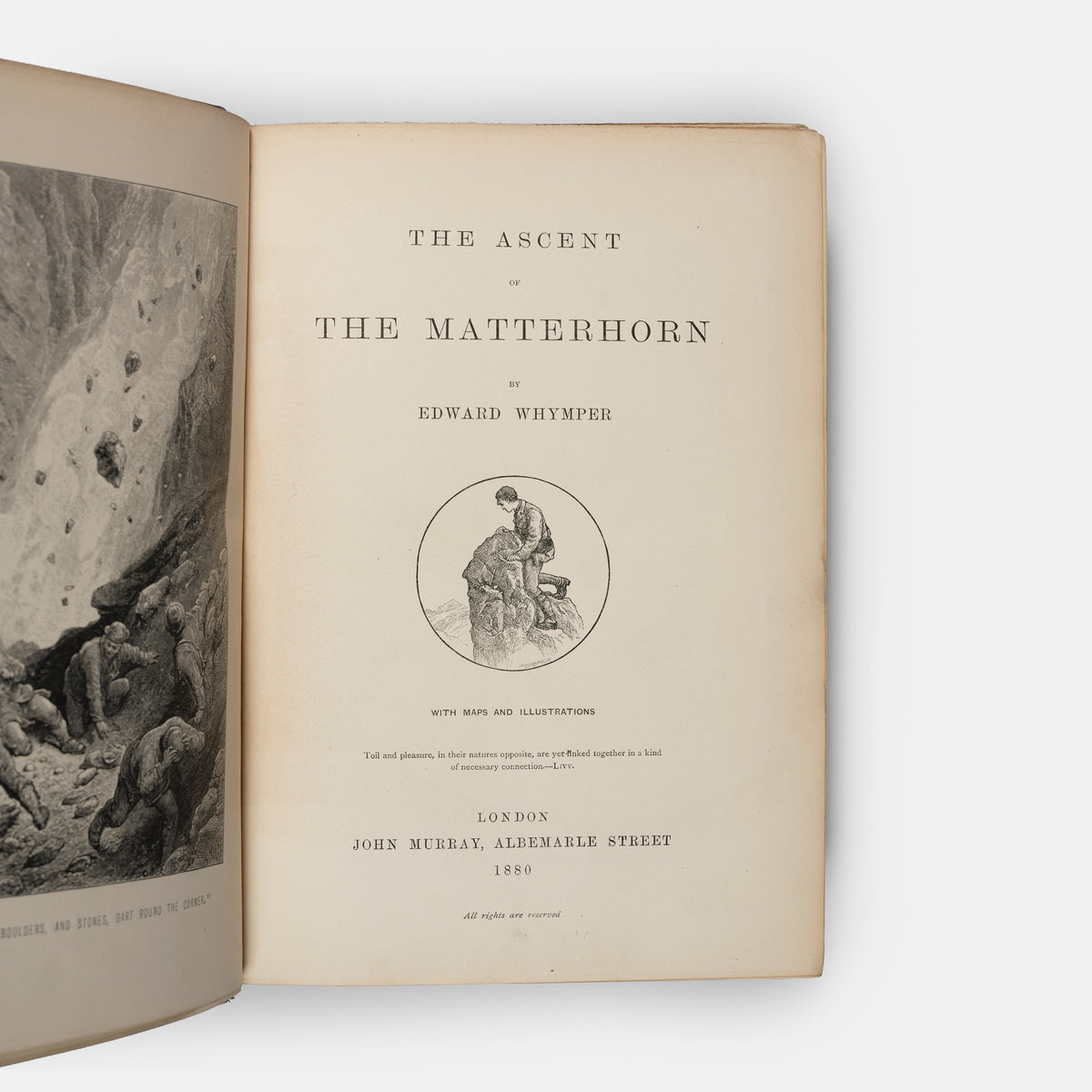 This title chronicles Whymper's many attempts to climb the matterhorn 