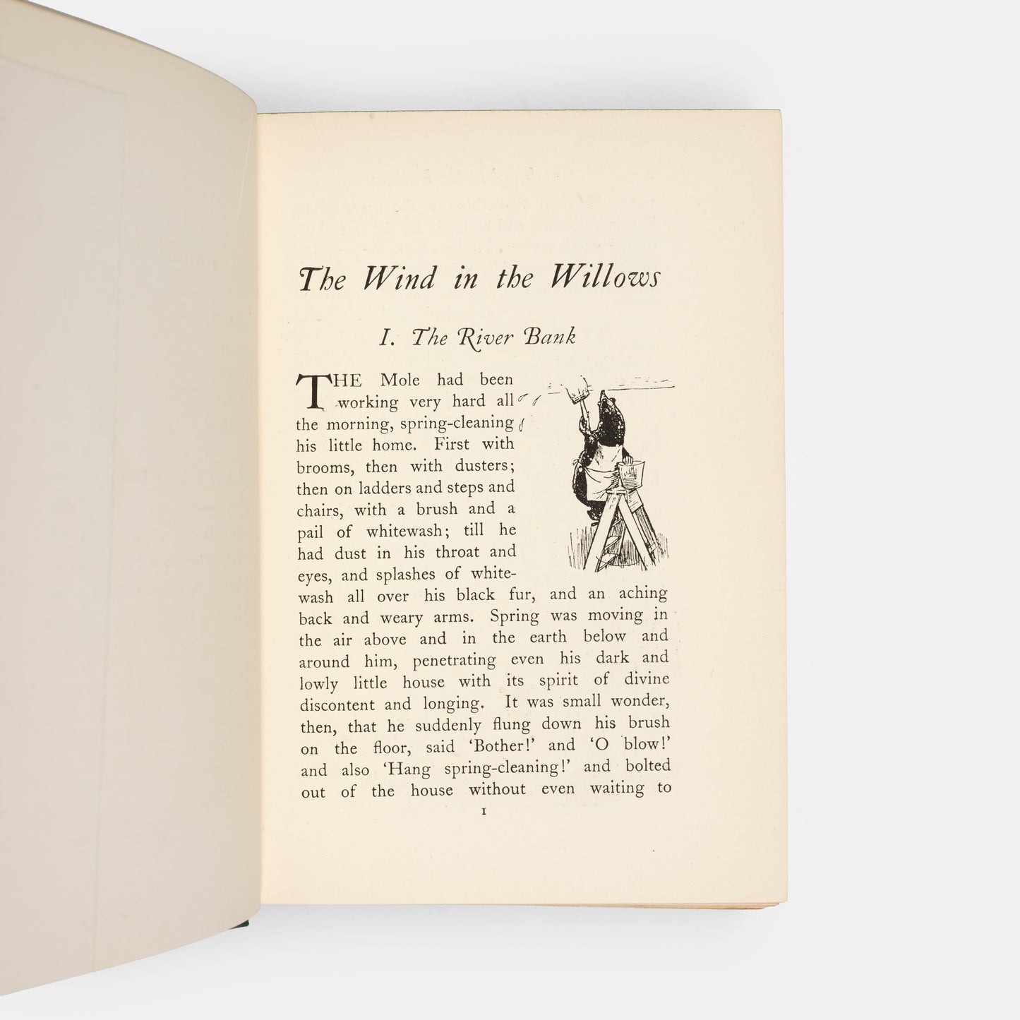 A charming copy of the perennial children's classic, The Wind in the Willows by Kenneth Grahame and illustrated by E.H. Shepard.