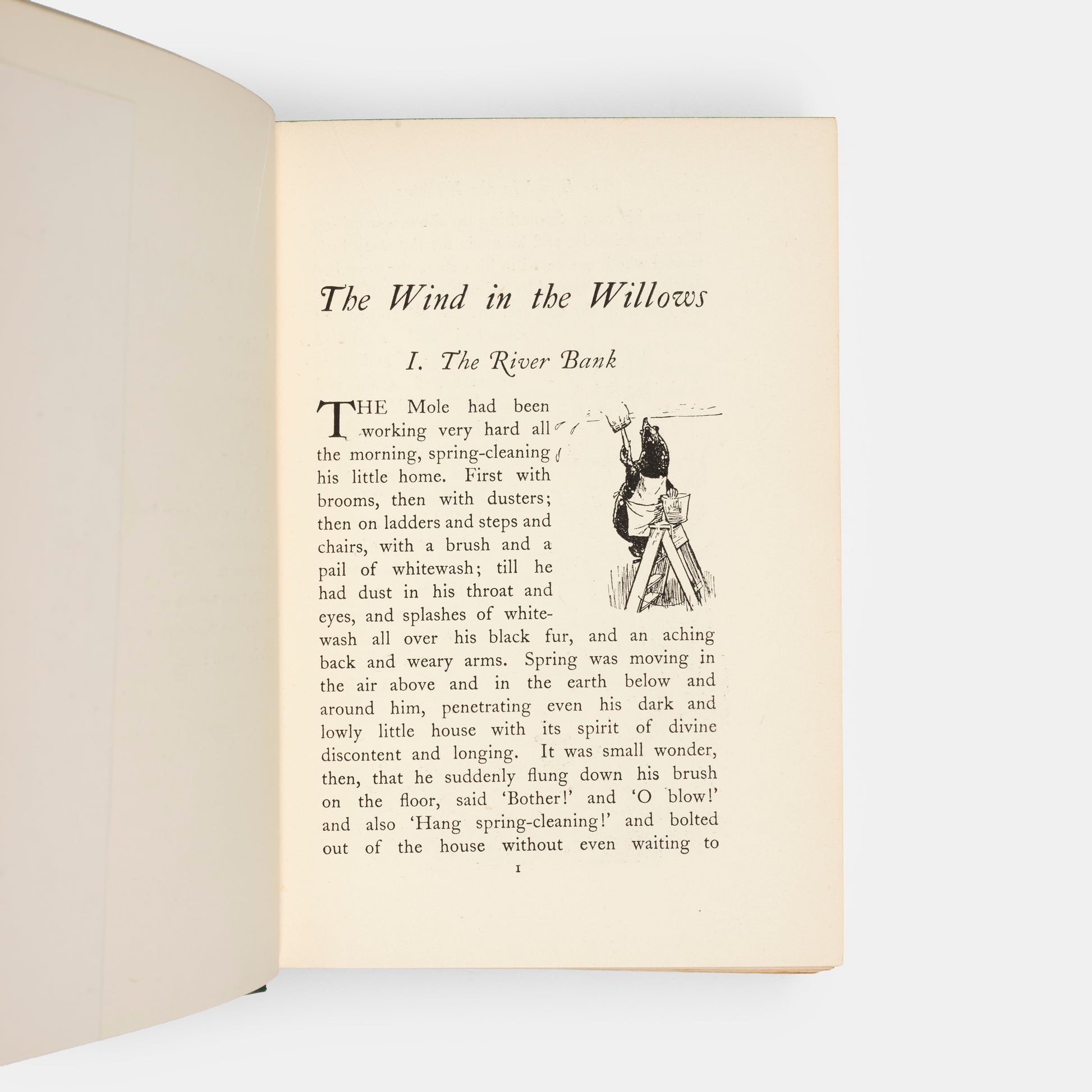 A charming copy of the perennial children's classic, The Wind in the Willows by Kenneth Grahame and illustrated by E.H. Shepard.