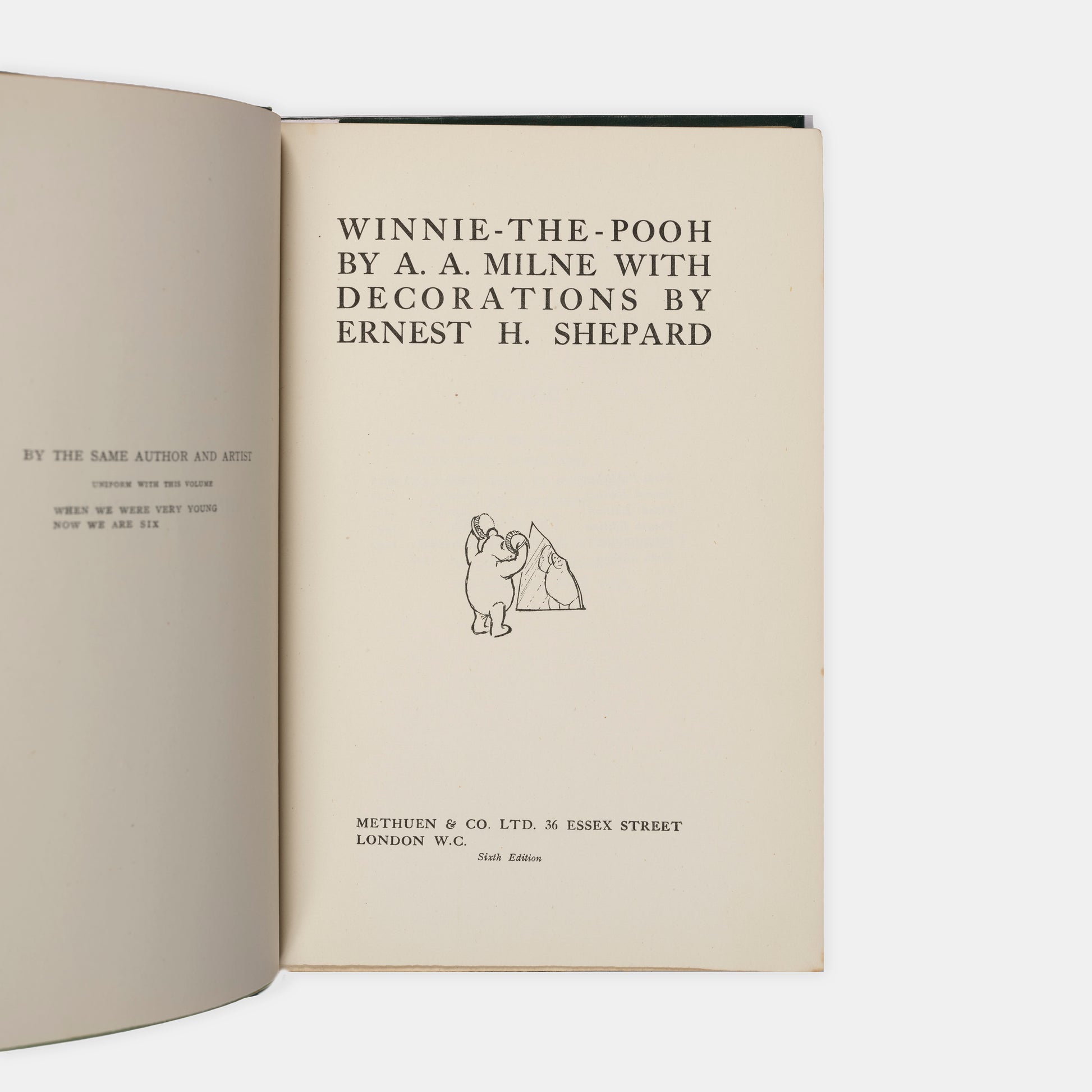 A lovely copy of Winnie-The-Pooh by A.A. Milne with illustrations by E.H. Shepard.
