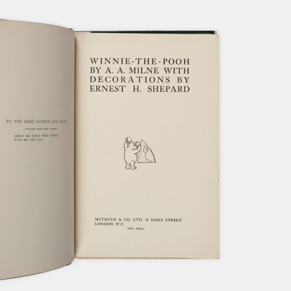 A lovely copy of Winnie-The-Pooh by A.A. Milne with illustrations by E.H. Shepard.