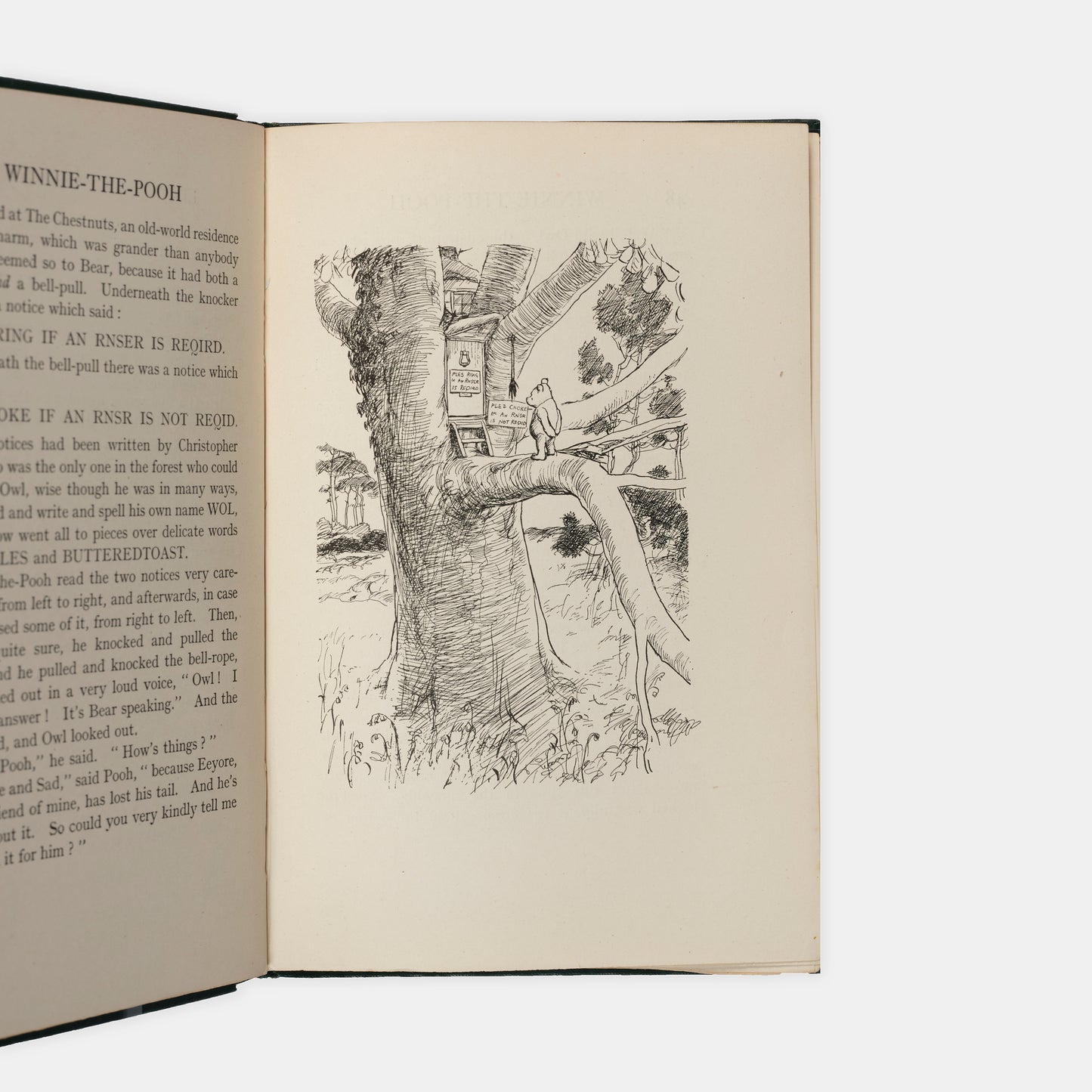 A lovely copy of Winnie-The-Pooh by A.A. Milne with illustrations by E.H. Shepard.