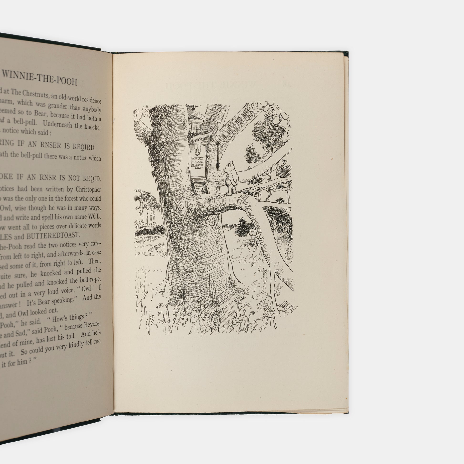 A lovely copy of Winnie-The-Pooh by A.A. Milne with illustrations by E.H. Shepard.
