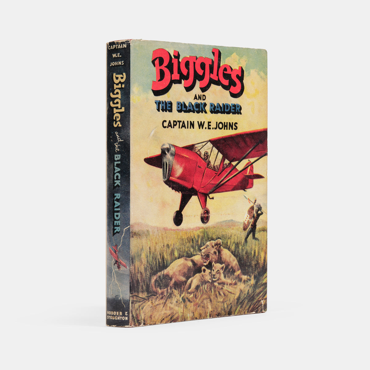 A first edition, first impression of Biggles and the Black Raider by Captain W.E. Johns.