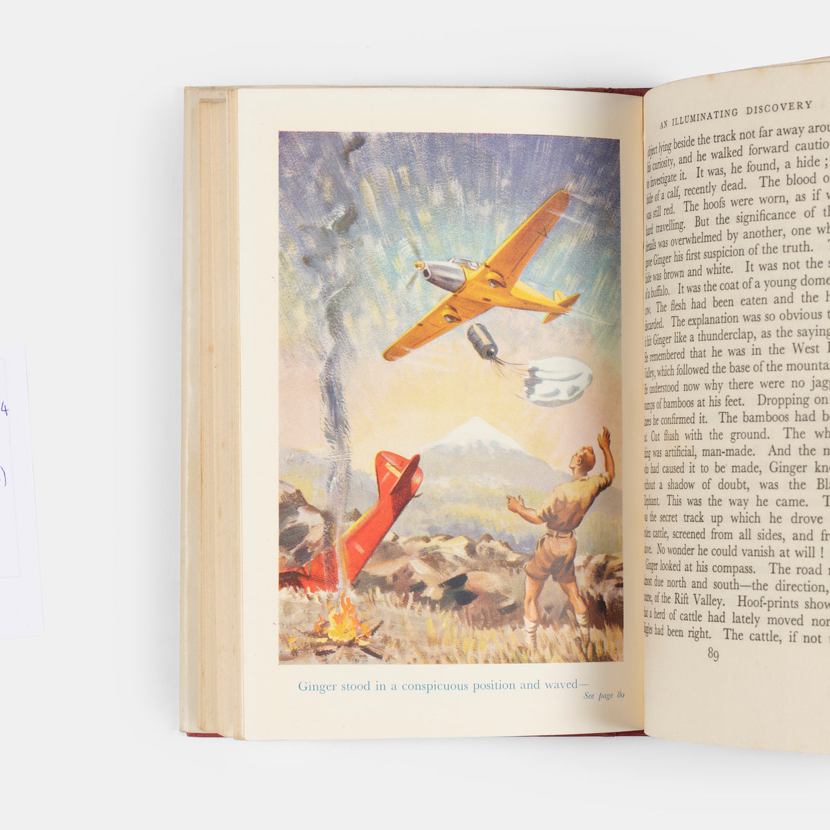A first edition, first impression of Biggles and the Black Raider by Captain W.E. Johns.