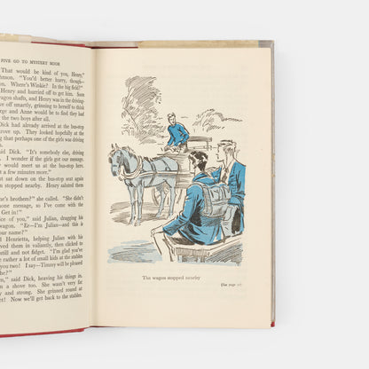 A wonderful first edition, first impression of Five Go To Mystery Moor by the classic children's writer Enid Blyton. 
