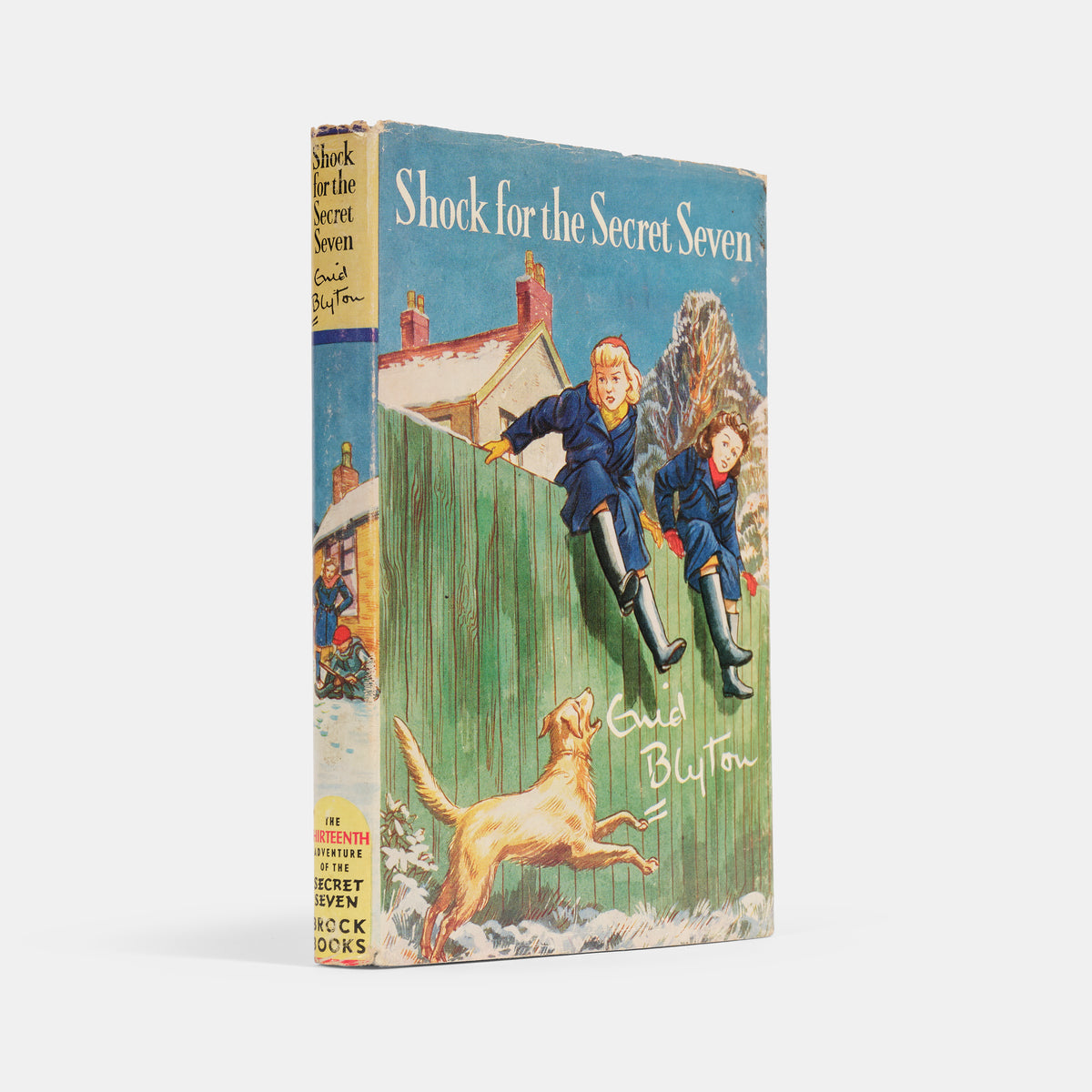 A first edition, first impression of Shock for the Secret Seven by Enid Blyton.