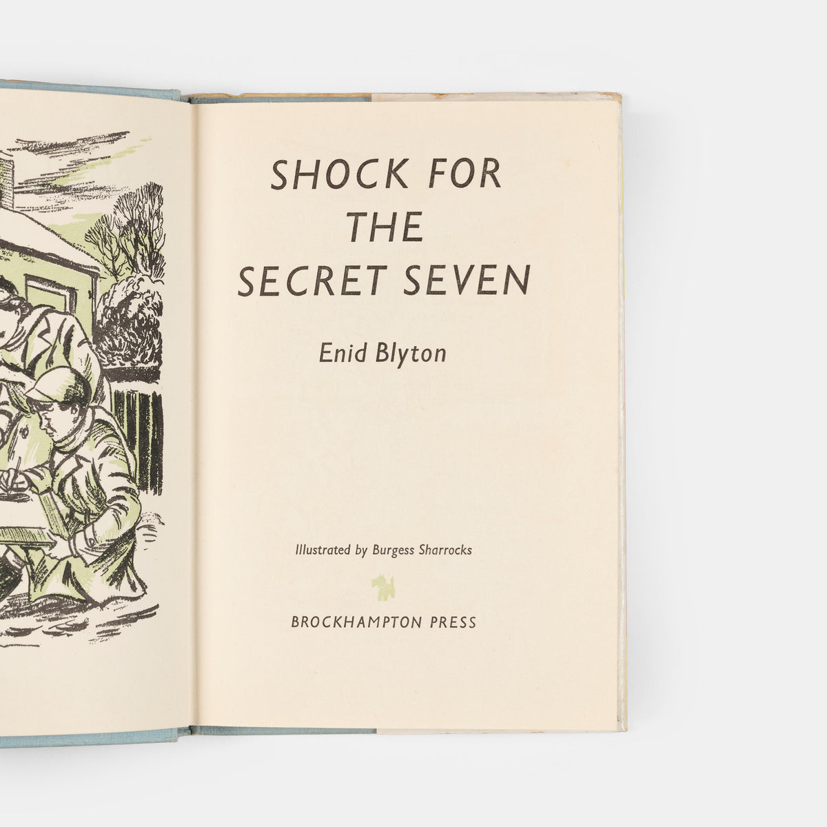 A first edition, first impression of Shock for the Secret Seven by Enid Blyton.
