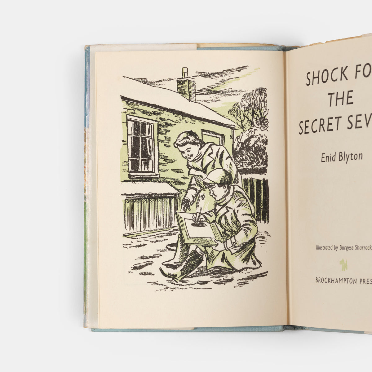 A first edition, first impression of Shock for the Secret Seven by Enid Blyton.