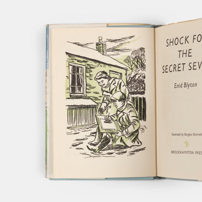 A first edition, first impression of Shock for the Secret Seven by Enid Blyton.