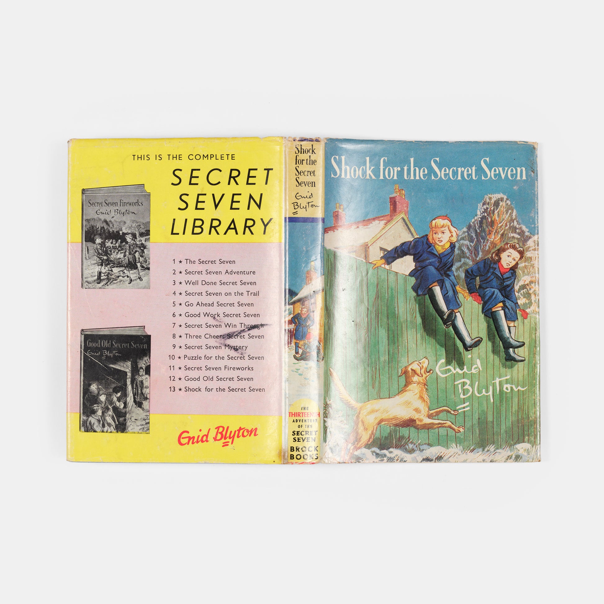 A first edition, first impression of Shock for the Secret Seven by Enid Blyton.