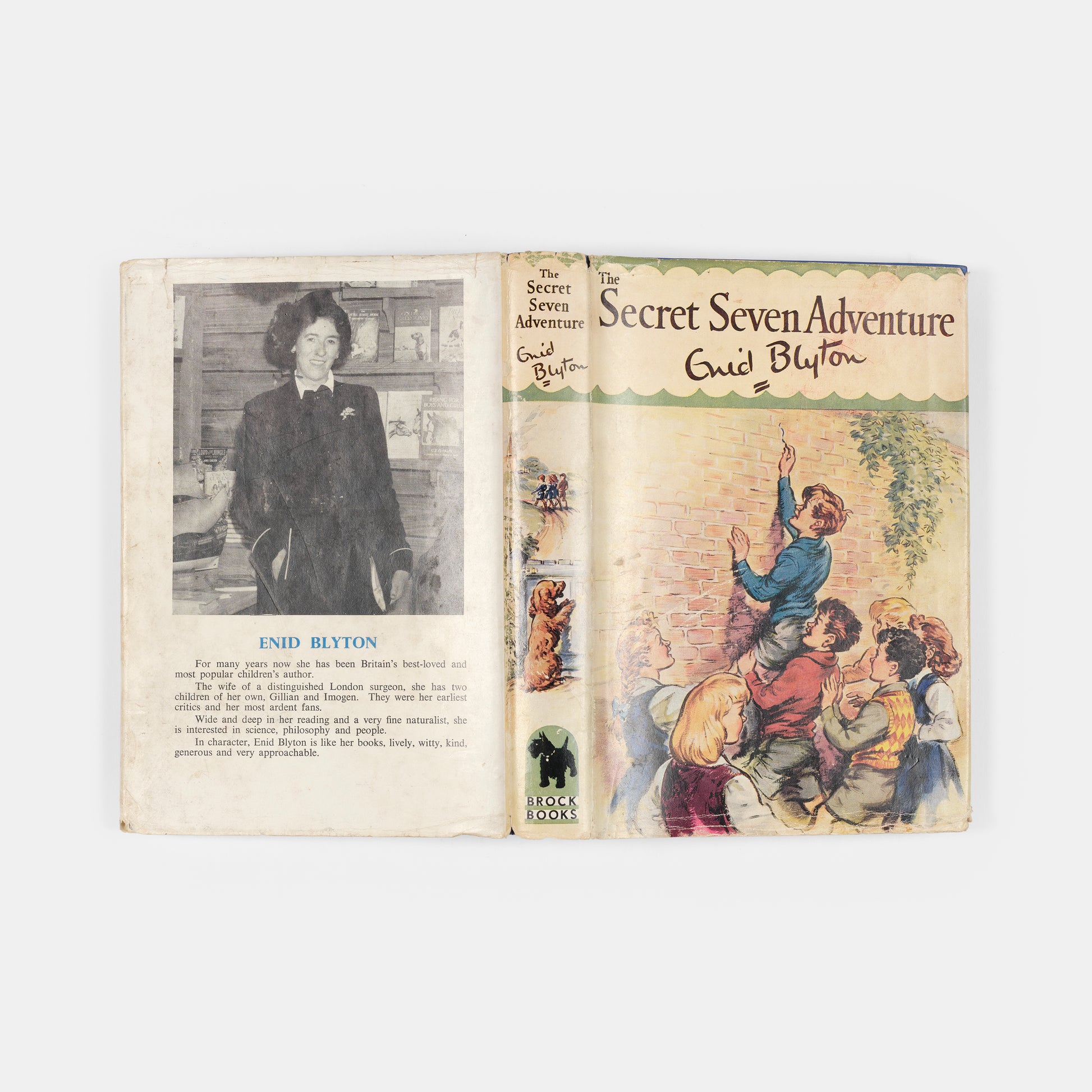 A first edition, first impression of The Secret Seven Adventure by Enid Blyton.