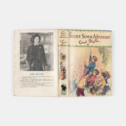 A first edition, first impression of The Secret Seven Adventure by Enid Blyton.